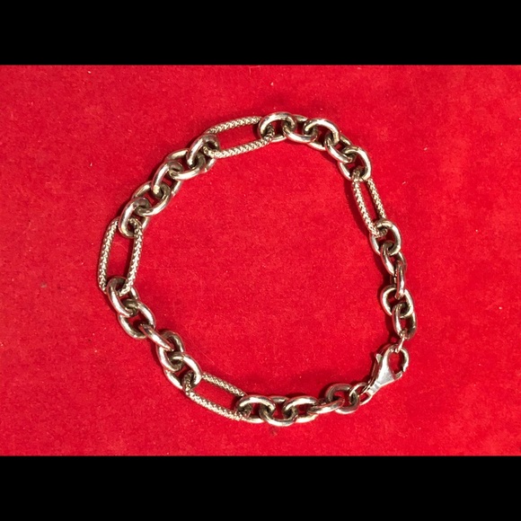7 1/2” Sterling Silver Figaro Chain Bracelet - Picture 12 of 16